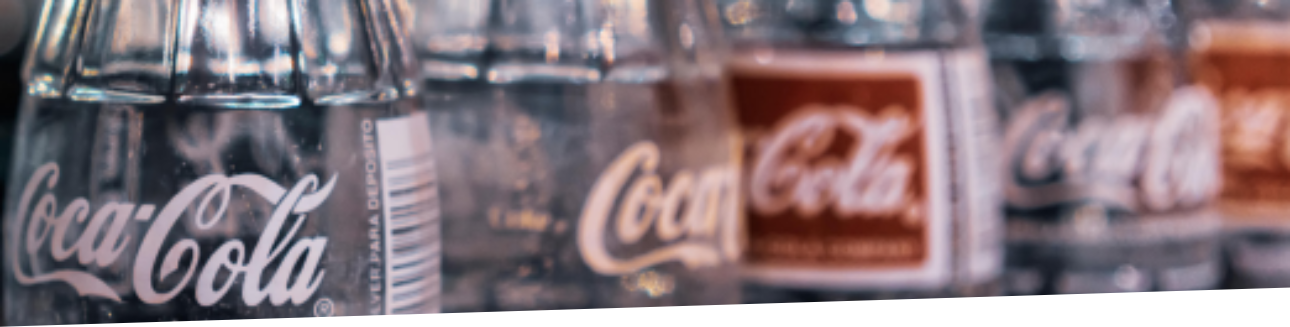 Refillable glass Coca-Cola bottles