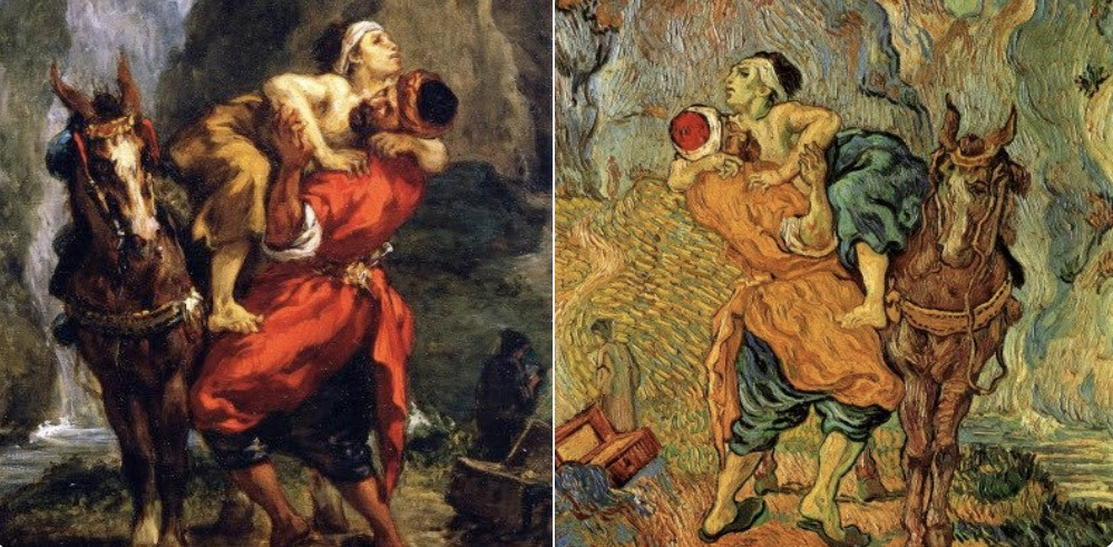 The Good Samaritan by Delacroix and by Vincent van Gogh  ARTS&FOOD