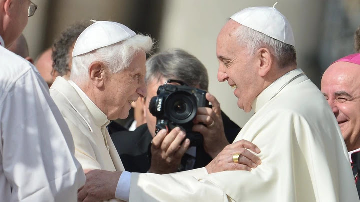 Popes Benedict and Francis