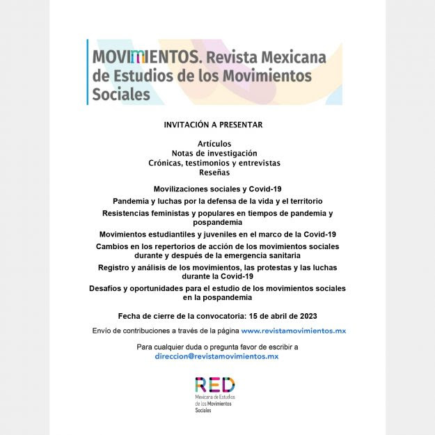 Publica en la revista Movimientos