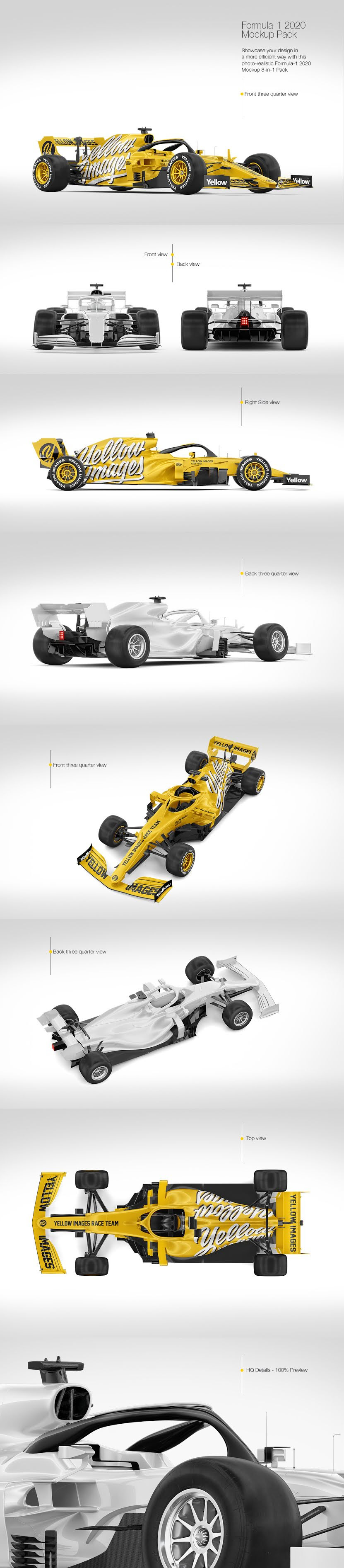 Formula1 2020 Mockup Pack