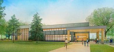 Webber Library exterior front view