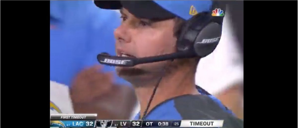 The Chargers Call Insanely Stupid Timeout With 38 Seconds Left Against The Raiders, Proceed To Lose The Game