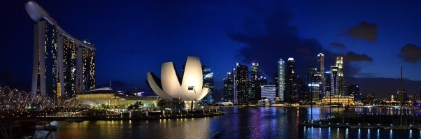 City, Singapore, Marina Bay Sands, Buildings, Modern