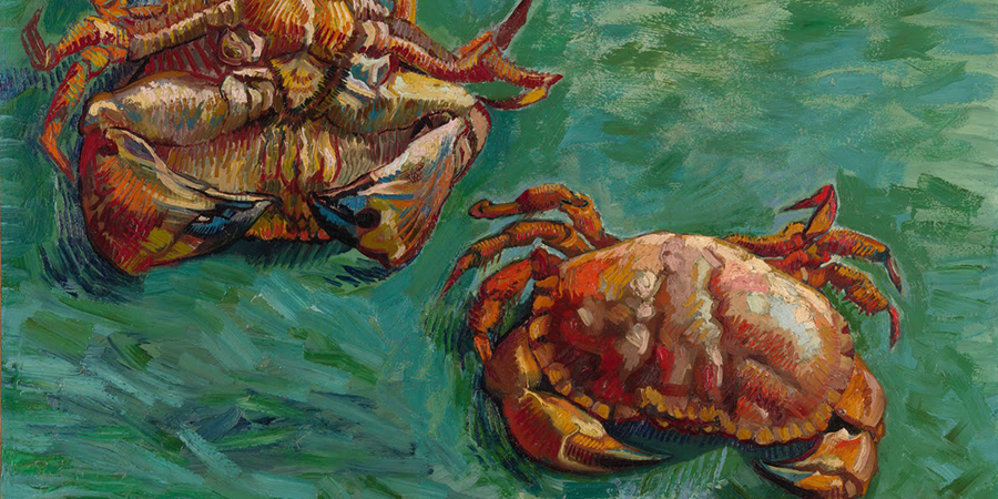 Image credit: Two Crabs (detail), by Vincent van Gogh, 1889, Faggionato Fine Arts, London, England.