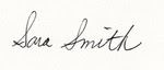 sara smith  signature