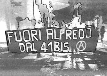 Folleto sobre lucha anti 41bis y por la libertad de Alfredo Cospito