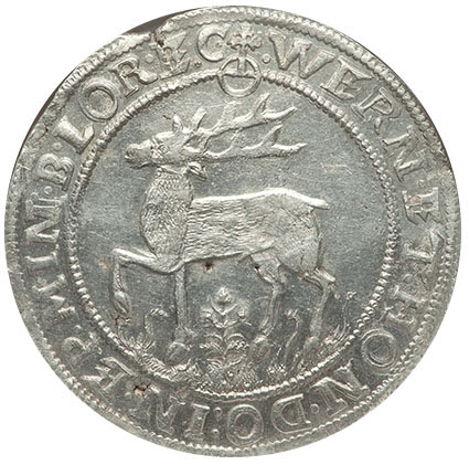 German States: Stolberg-Stolberg. Wolfgang Georg Taler 1625-CZ MS62 NGC