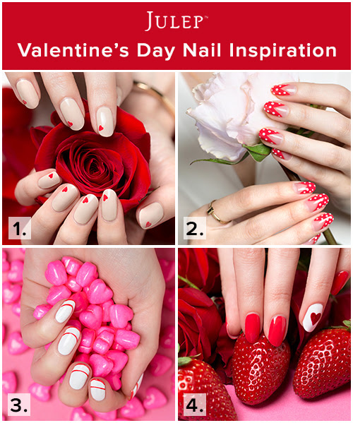 Valentine's Day Nail Art from Julep