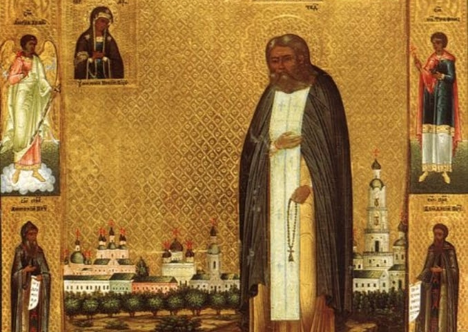 Sv.Serafim Sarovski sa manastirom i svetima