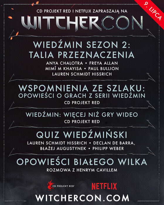 WitcherCon plan wydarzenia