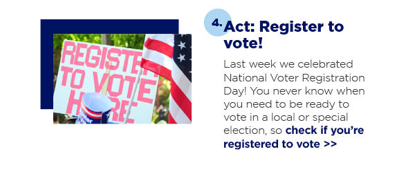 Act: Register to vote!