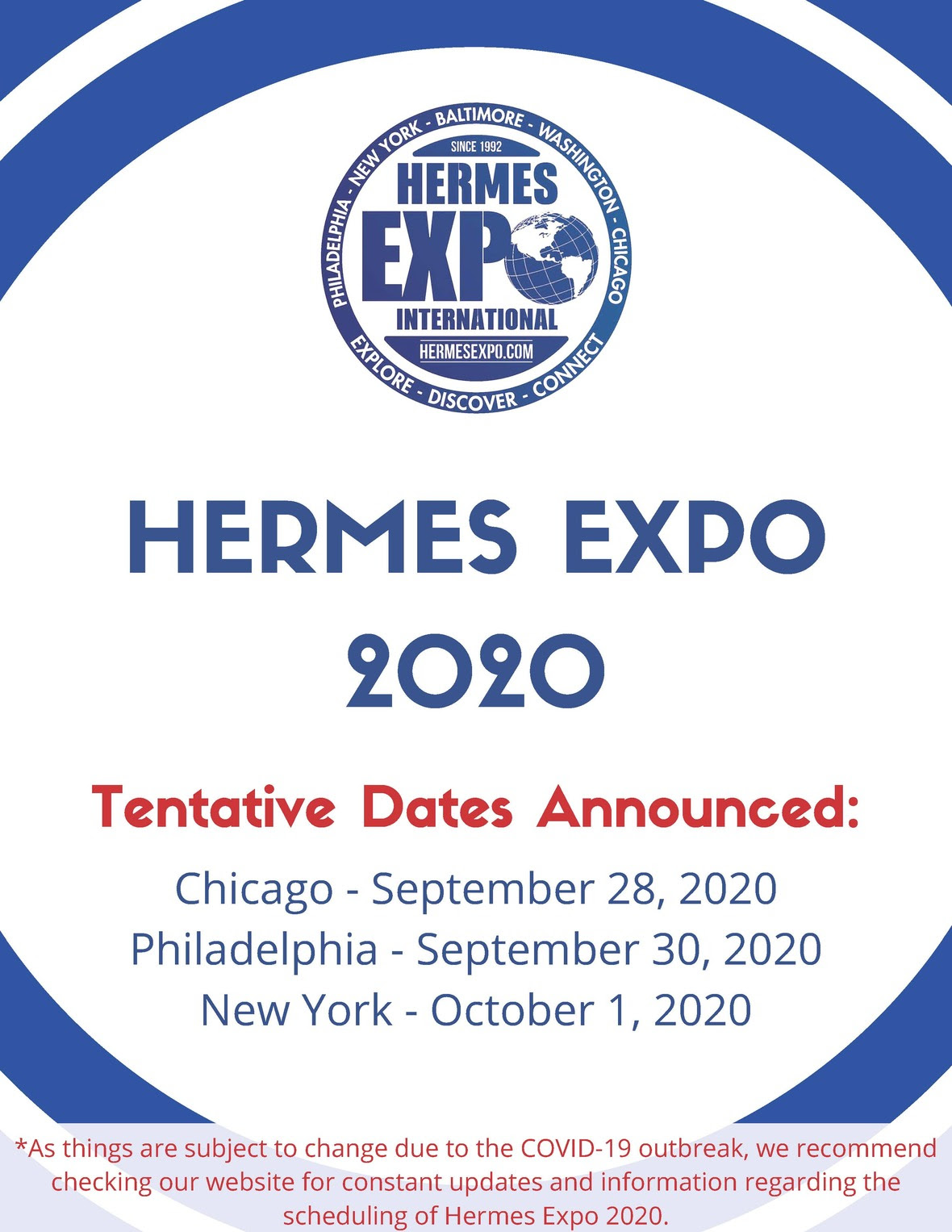hermes expo tentative dates