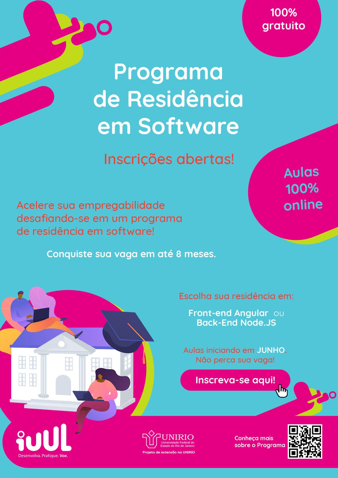 Se inscreva no programa de residência iUUL em https://iuul.com.br/seja-aluno.html