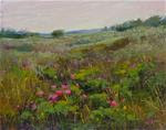 A Quick Pastel Demo: Wild Roses in the Moors - Posted on Friday, March 13, 2015 by Karen Margulis