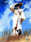 A Gust of Wind; After John Singer Sargent - Posted on Tuesday, February 17, 2015 by Steve Strode