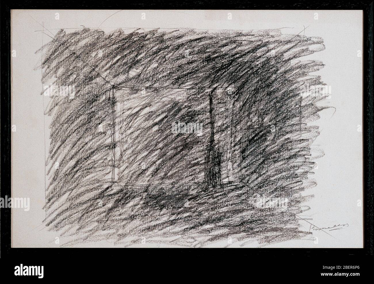 Sketch of Artwork Jannis Kounellis at CAMUSAC Museum Contemporary Art