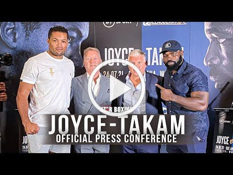 Joe Joyce and Carlos Takam Face-Off for the First Time at the Final Presser