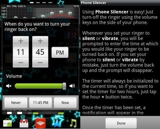silence android phone