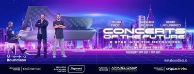 “Superstar” Ragheb Alama and “LM3ALLEM” Saad Lamjarred Join Forces in the Metaverse for the First-Ever Avatar Concert in the Arab World “Superstar” Ragheb Alama and “LM3ALLEM” Saad Lamjarred Join Forces in the Metaverse for the First-Ever Avatar Concert in the Arab World