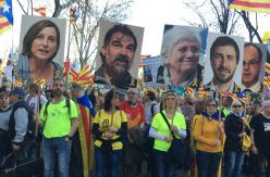 Así fue la primera gran manifestación independentista en Madrid: "Ellos lo dieron todo, nosotros tenemos que hacerlo también"