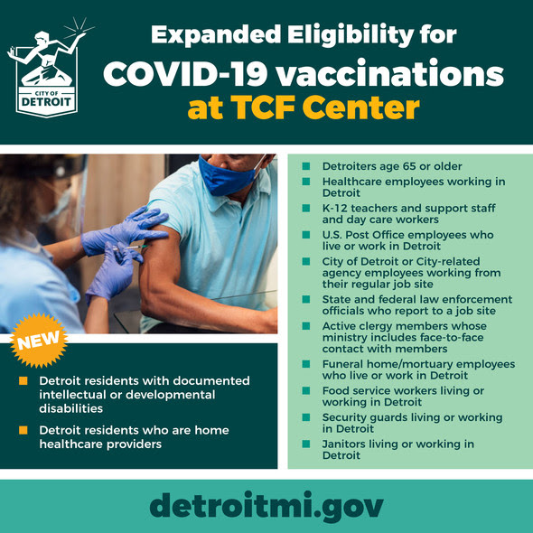 COVID-19 Vaccination Eligibility Expands 2.11.21