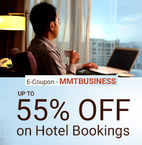Get upto 55% off on hotel bookings.