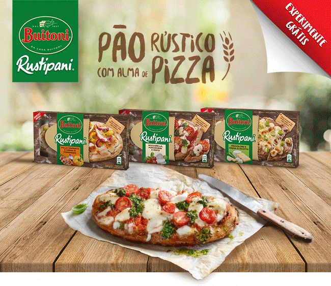 Pão Rústico com alma de Pizza