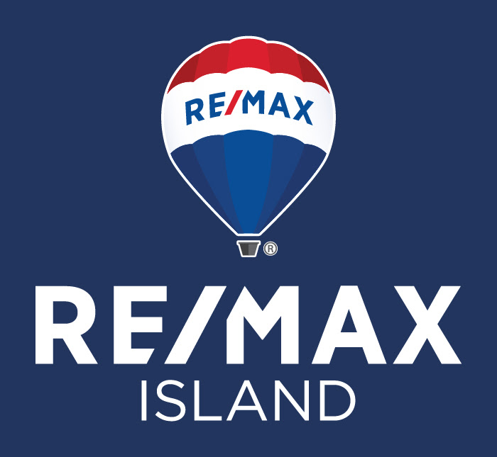 REMAX Island Logo Vertical Reversed