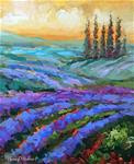 Cerulean Dreams Lavender Fields - Paintings by Nancy Medina - Posted on Thursday, December 4, 2014 by Nancy Medina