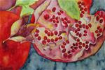 Pomegranate Still Life - Posted on Tuesday, March 17, 2015 by Valri  Alexander Ary