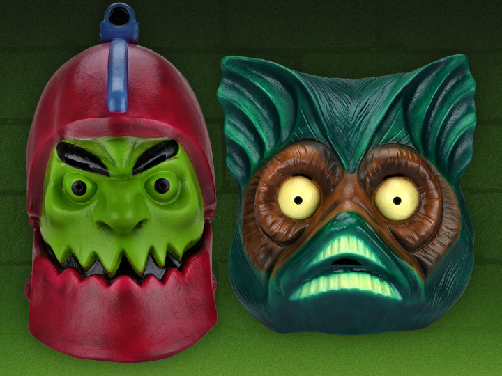 Masters of the Universe Trap Jaw & Mer-Man (Classic) Deluxe Latex Masks