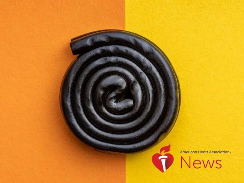 AHA news: black licorice is a candy that should inspire caution