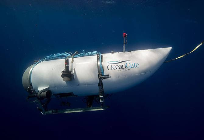 OceanGate Titan submersible underwater