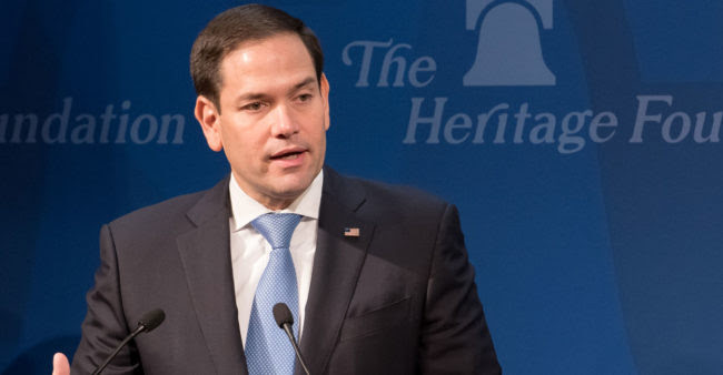 Rubio Promotes 'Dignified Work,' Decries Universal
Basic Income