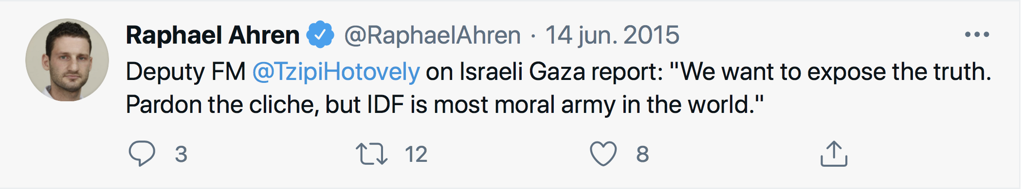 "El ejército más moral del mundo", otro del los mitos propagandísticos israelís