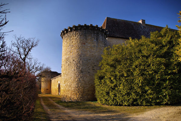 Chateau d Auberoche near Fanlac in Dordogne