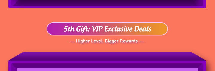 5th Gift: VIP Exclusive Deals