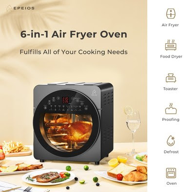 Epeios 6-in-1 air fryer oven