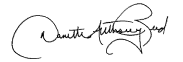 Danette Anthony Reed Signature