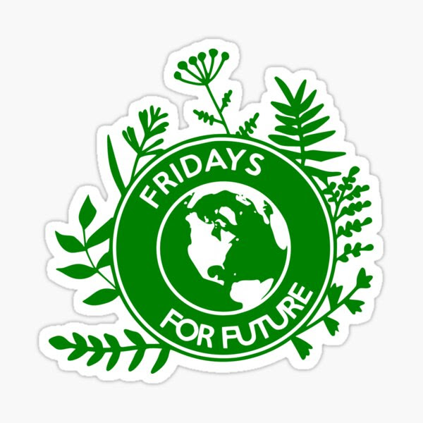 Fridays for Future - Botanical Support Logo&quot; Sticker by

zerknorscht |  Redbubble