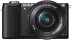  Sony ILCE-5000L/B 20.1 MP Digital SLR Camera
