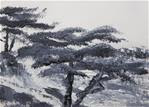 Cypress Trees in the Wind - Posted on Sunday, January 25, 2015 by Sonia Rumzi