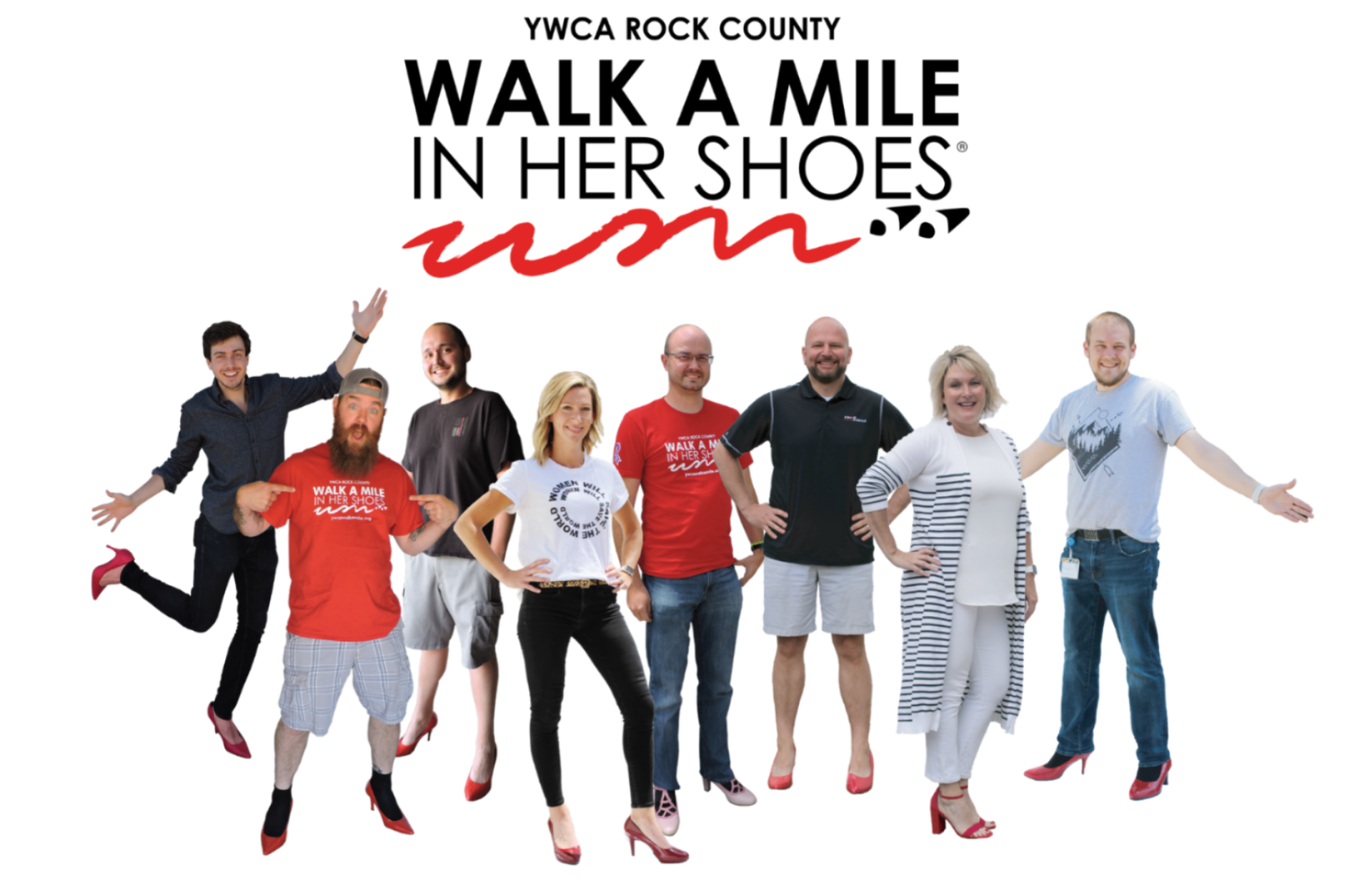 August Walk A Mile In Her Shoes YWCA Diversity Action Team of Rock