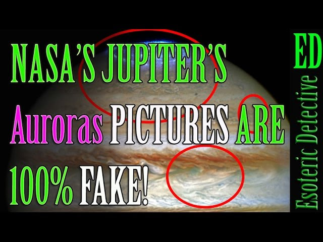 100% Proof NASA's Hubble 2016 image of Jupiter's auroras are FAKE Sddefault