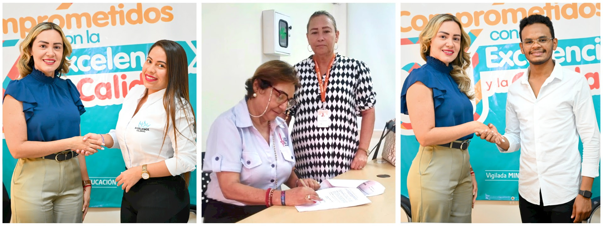 Actos protocolarios de las firmas de los tres nuevos convenios de Uniguajira con el sector de la salud