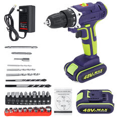 3 In 1 48V Cordless Hammer Drill Double Speed