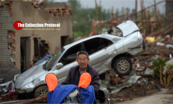 At least 98 killed, 800 injured as hurricane-force storms pummel Eastern China China-tornado