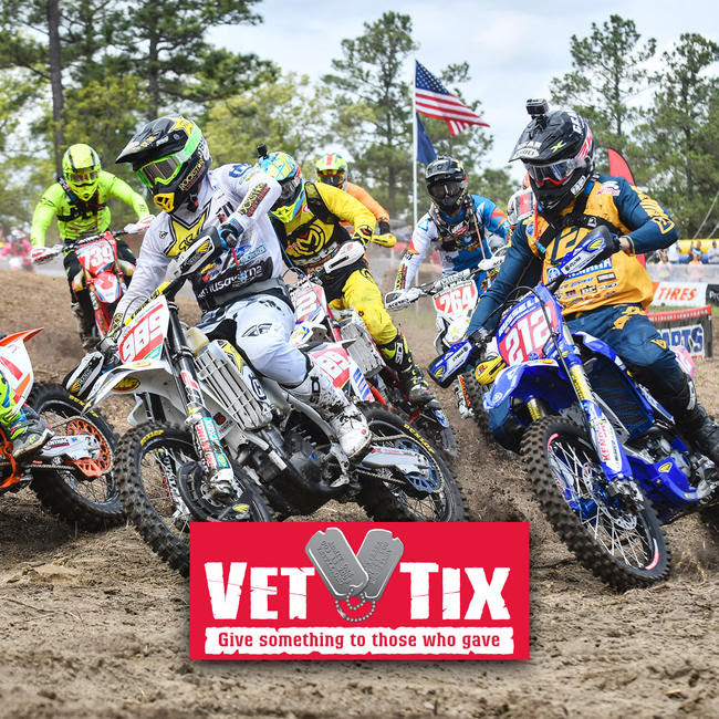 The 2019 AMSOIL Grand National Cross Country Season will be partnering with Vet Tix inviting active duty military and veterans to the races.