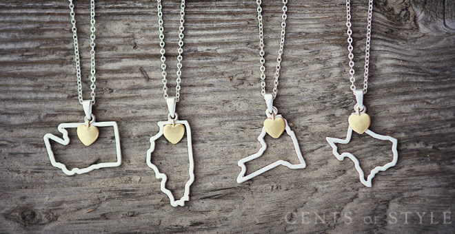 IMAGE: Holiday State Necklace Gifts